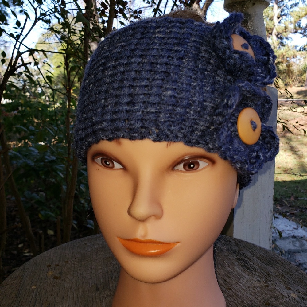 Handmade headband/earwarmers - Picture 2 of 2